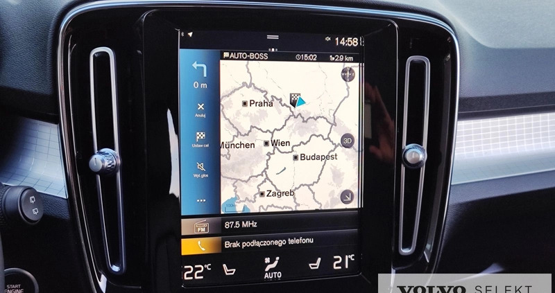 Volvo XC 40 cena 159000 przebieg: 68348, rok produkcji 2021 z Mirosławiec małe 529
